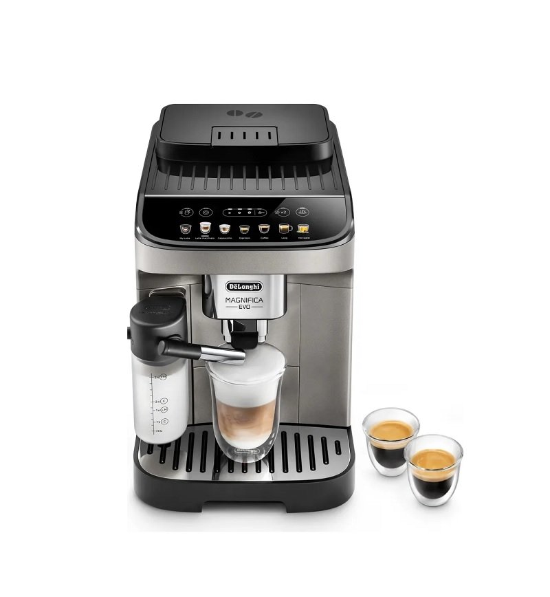 DeLonghi ECAM 290.81.TB - Magnifica Evo Milk - Kaffee-Vollautomat - titanium schwarz