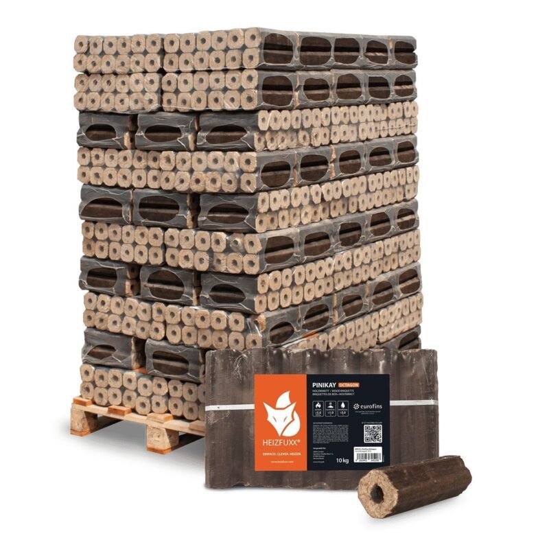 Heizfuxx PiniKay Octagon - Palette 10kg x 96 Gebinde, 960kg