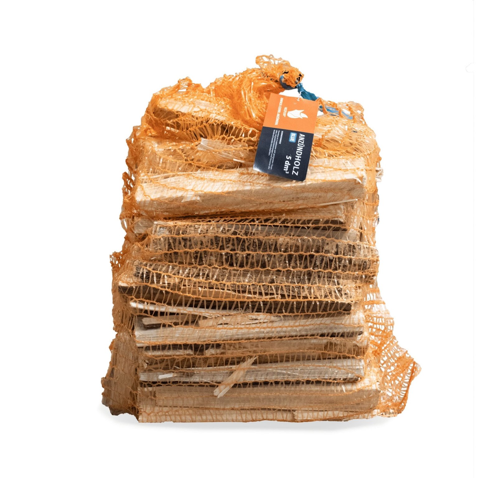 Heizfuxx Anzündholz Blue - Palette 18 cm 2kg x 96 Sack 192kg