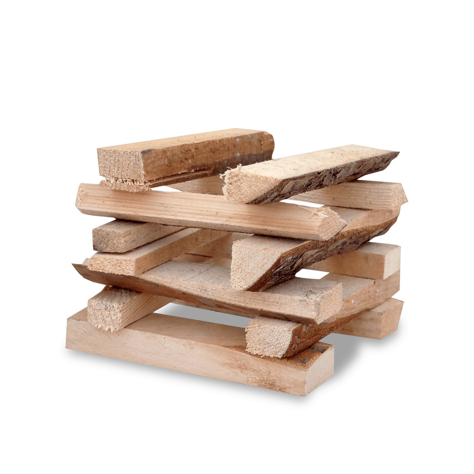 Heizfuxx Anzündholz Blue - Palette 18 cm 2kg x 96 Sack 192kg